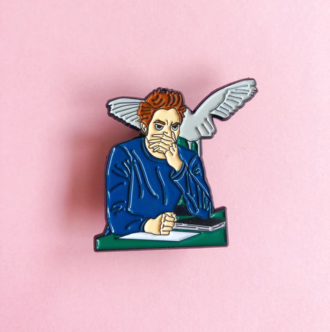 Biology Class Edward Enamel Pin