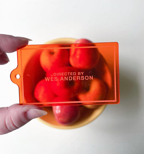 DIRECTED BY WES ANDERSON Filter Keychain Pretty Candy Pin Company