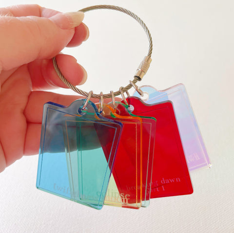 MINI Twilight Filter Keychains – Pretty Candy Pin Company