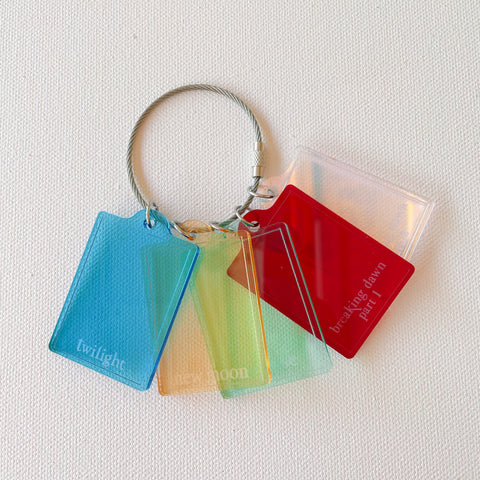MINI Twilight Filter Keychains – Pretty Candy Pin Company