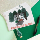 Effervescent Holidays Cards and Postcards