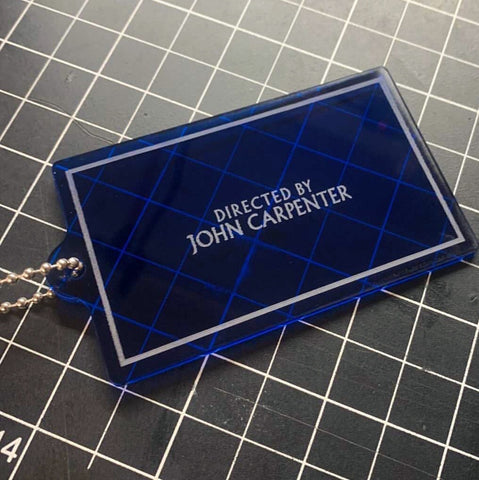 DIRECTED BY JOHN CARPENTER Filter Keychain
