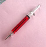 PCPC Branded Faux Syringe Ink Pen