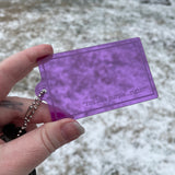 “You Like Purple, Right?” Filter Keychain