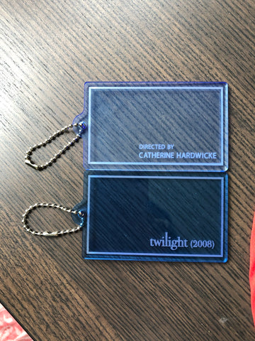The Original Twilight blue filter keychain